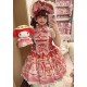 Starry Fantasy Ode To The Strawberry Blouse JSK OP and Sets(Reservation/3 Colours/Full Payment Without Shipping)